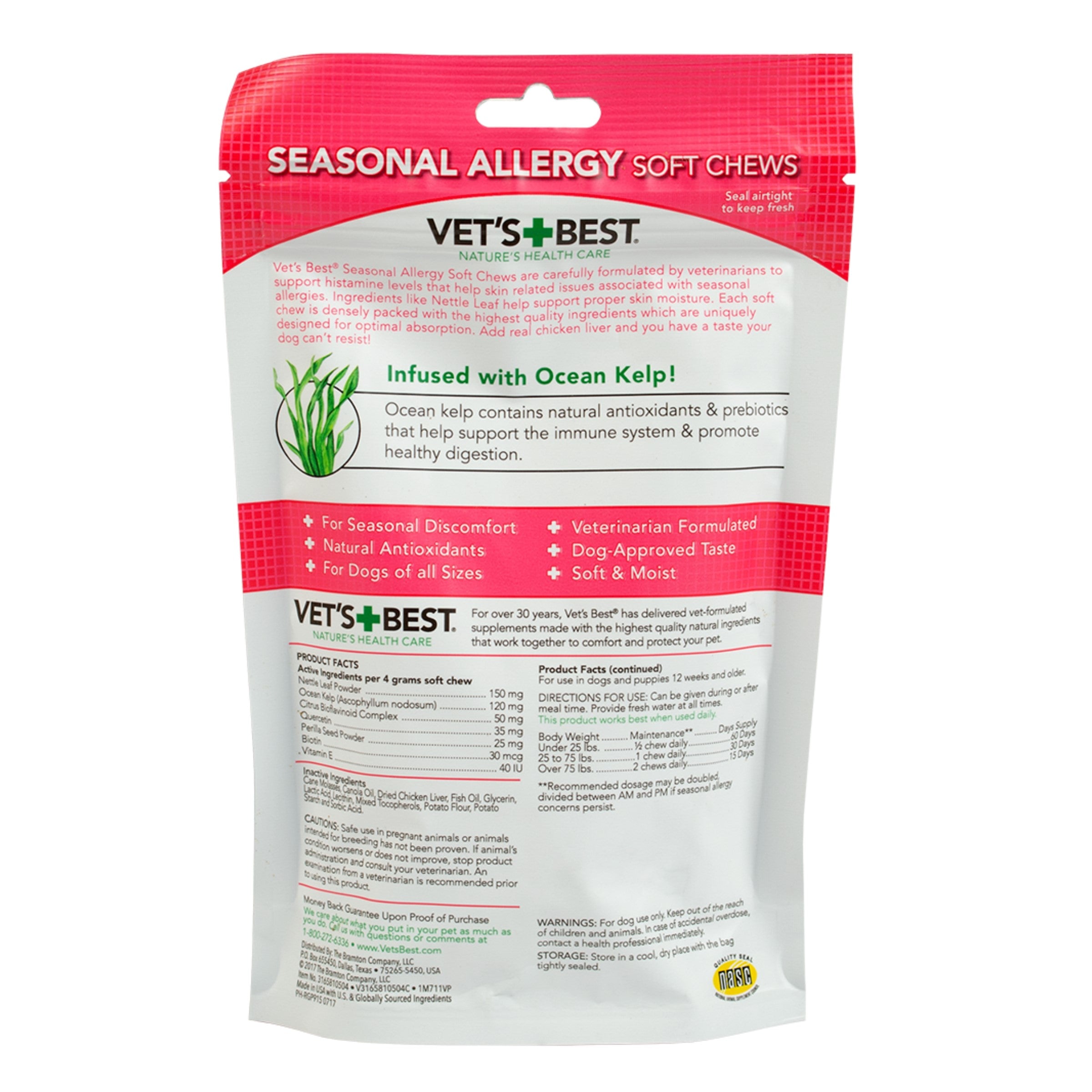 Vet's best seasonal allergy soft chews discount